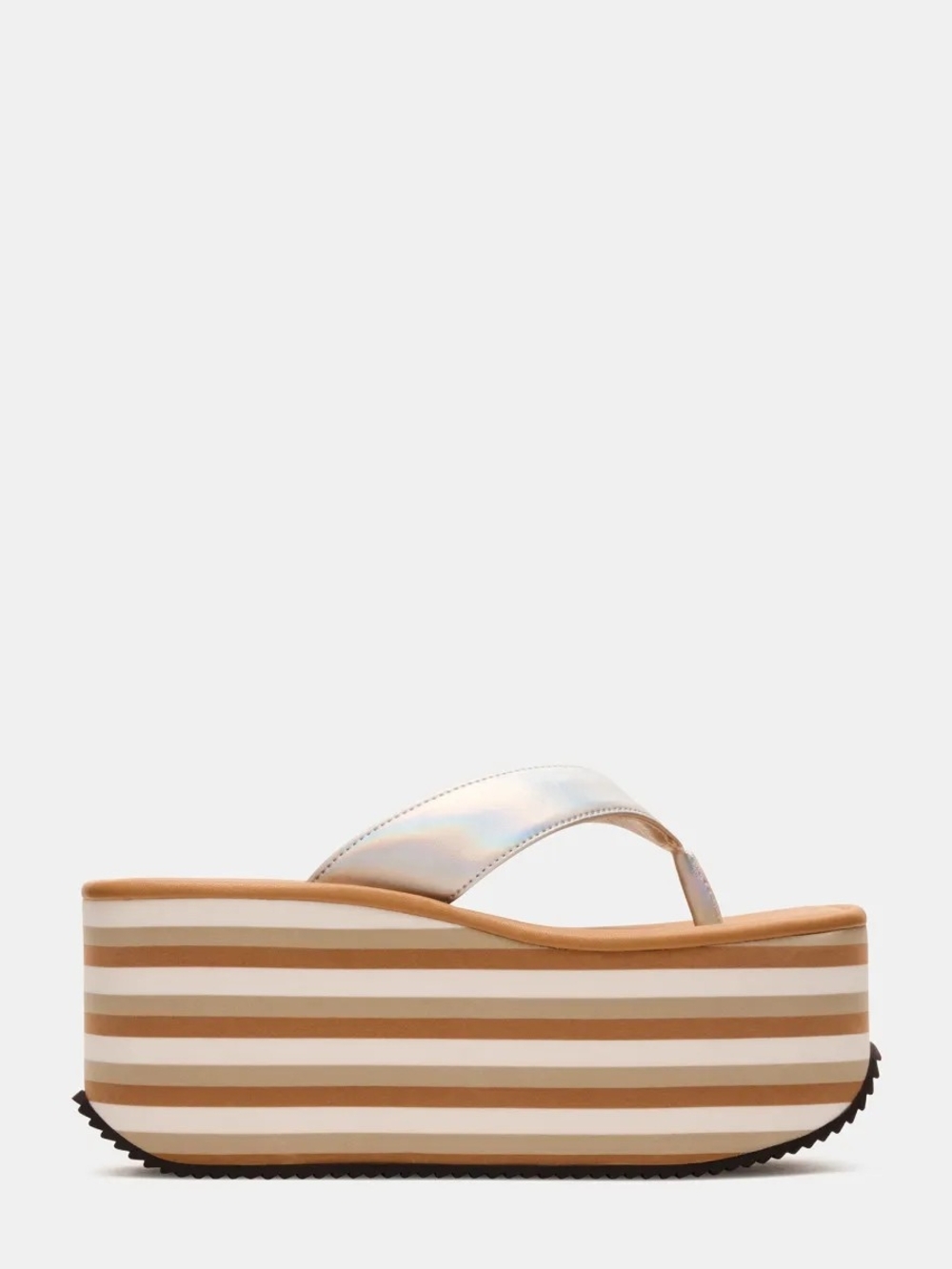 Steve Madden Sevilla Platform Flip Flops Size 9 Tan